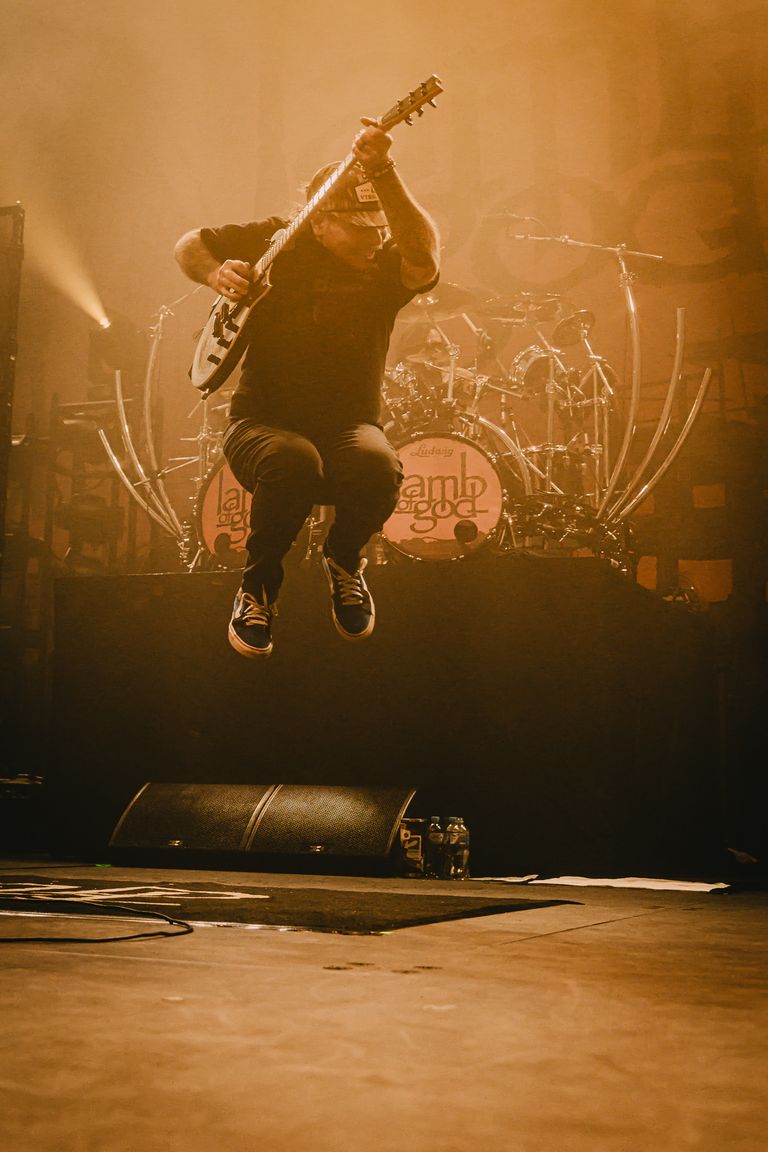 Lamb of God performing live at AEC Theatre in Adelaide